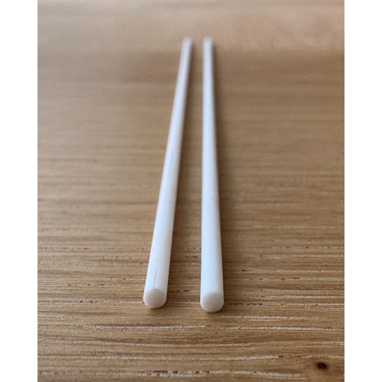 Porcelænsrør Ø2mm L100mm