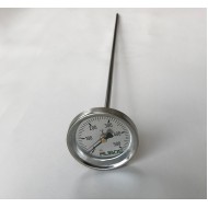 Spydtermometer til pizzaovn 50 cm., ekstra langt, 0-500 C°
