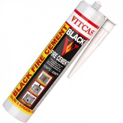 Sort ildfast cement
